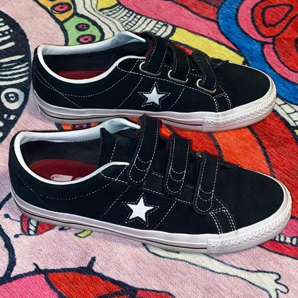 converse one star velcro